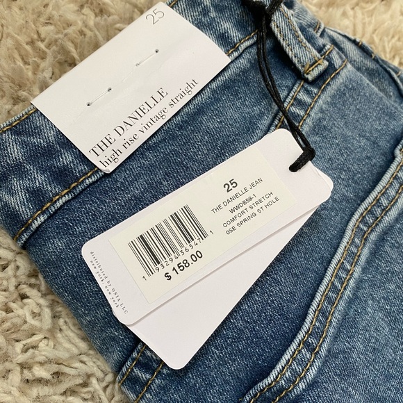 WE WORE WHAT DANIELLE JEANS high rise vintage straight size 25 - Picture 9 of 10